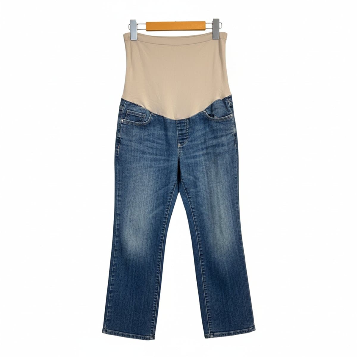 Essential Blue Denim Maternity Jeans - Comfort Fit