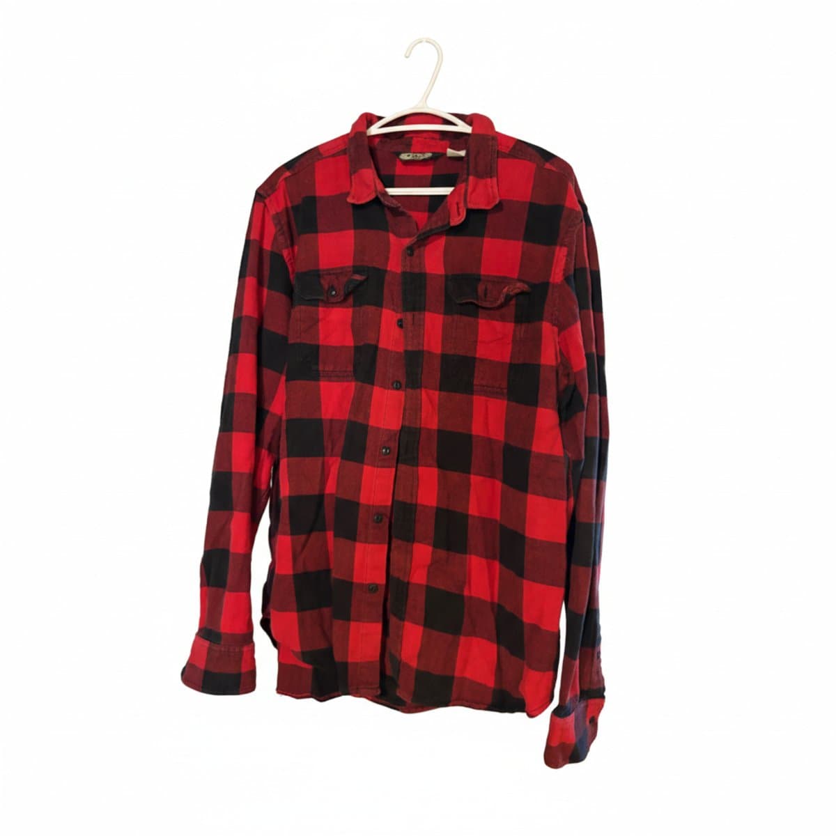 Salt Valley Classic Red & Black Buffalo Plaid Flannel Shirt
