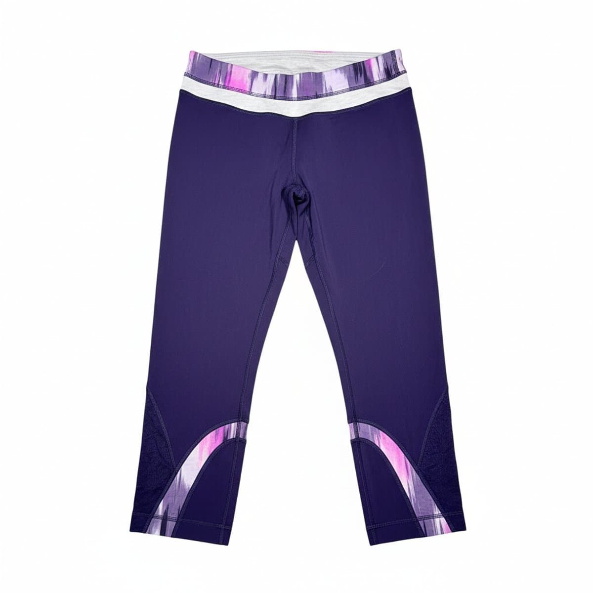 Lululemon Athletica Purple & Plum Accent Crop Leggings