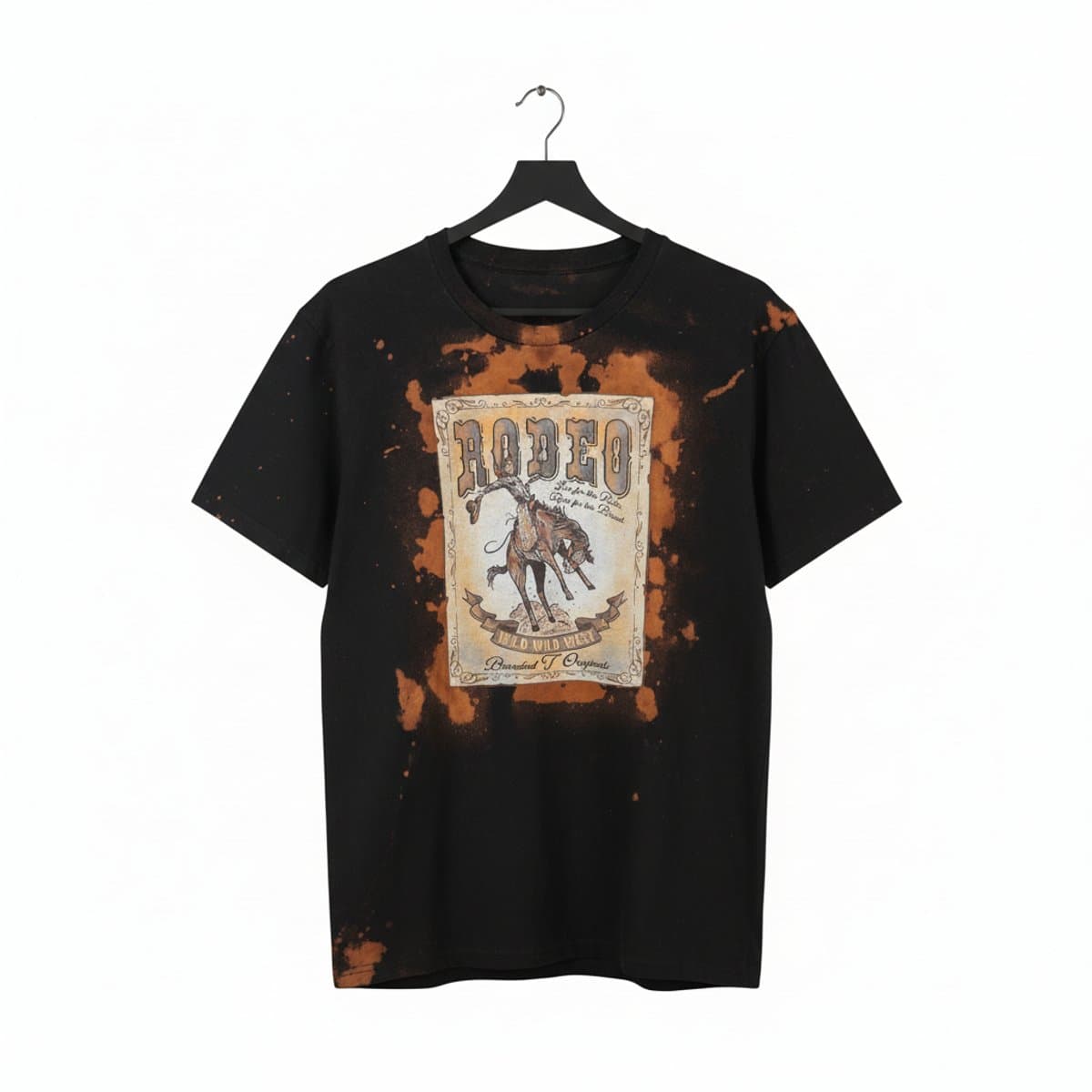 Branded T Rodeo Graphic Bleach-Wash Tee