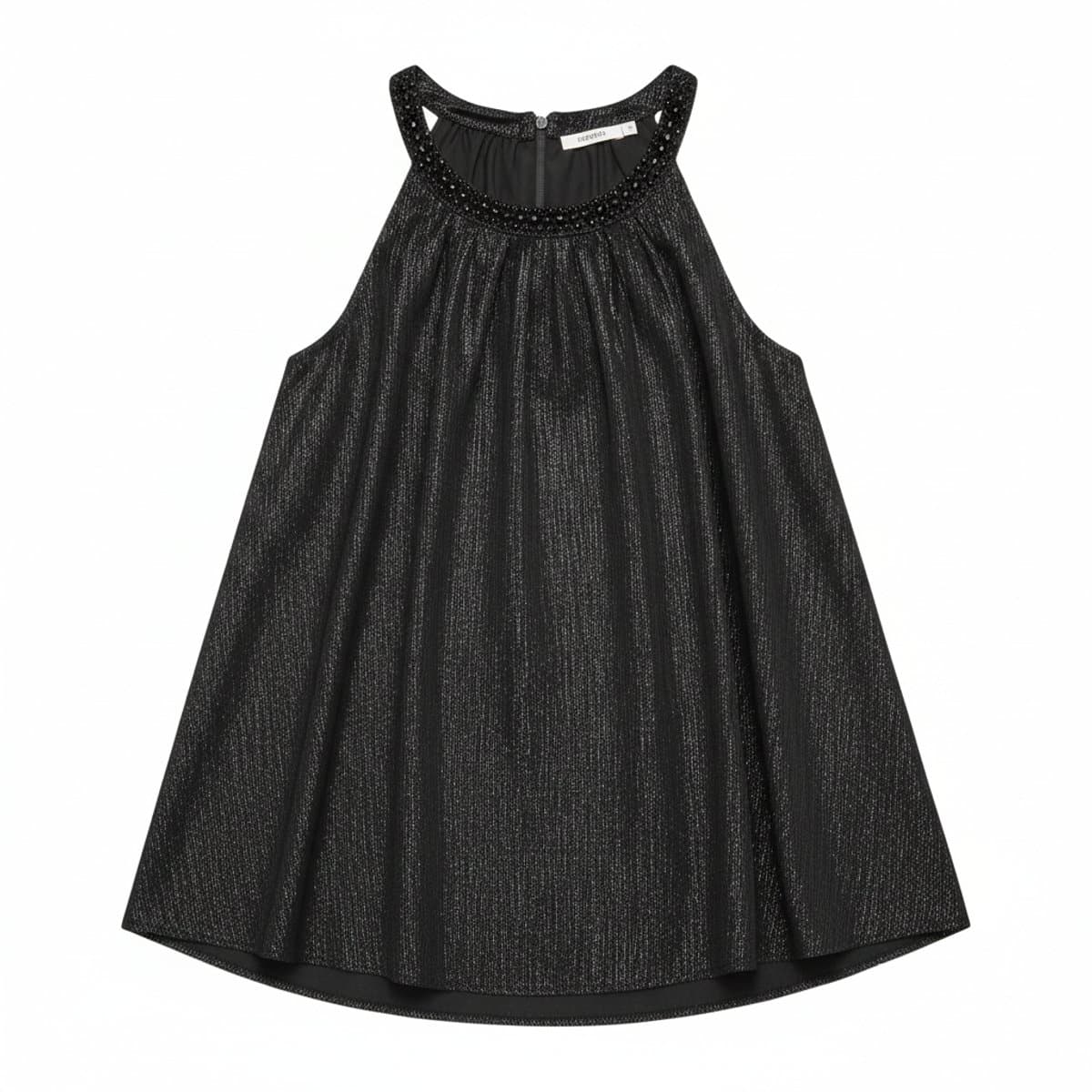 Ricki's Shimmering Midnight Metallic Halter Top