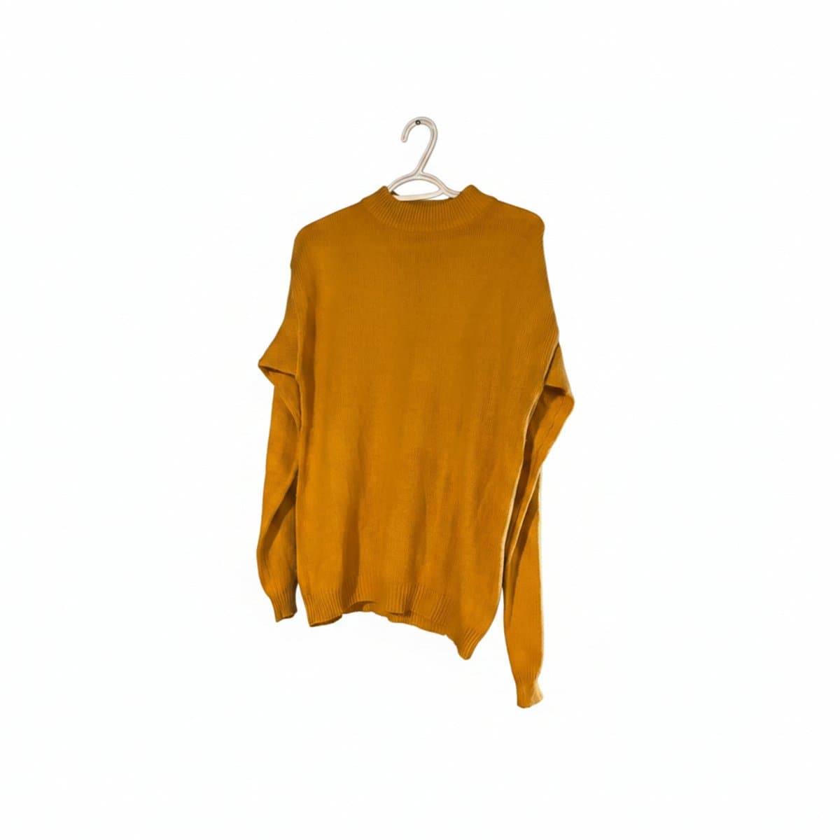 Golden Hour Mock-Neck Knit Sweater