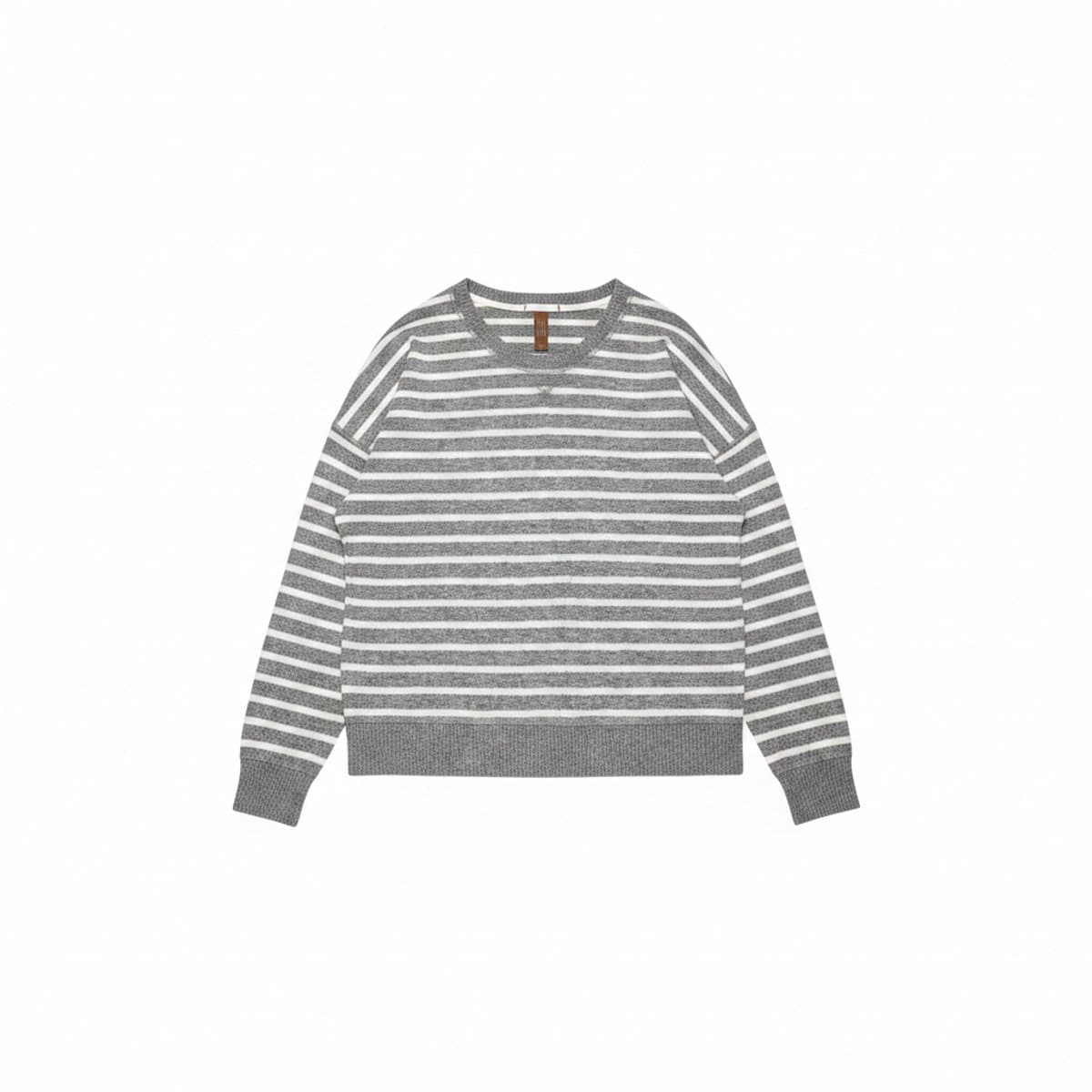 Aerie Soft-Knit Striped Crewneck Pullover